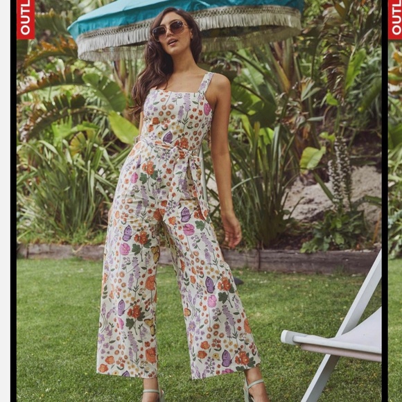 Princess Highway Pants - Princess Highway Floral Jumpsuit